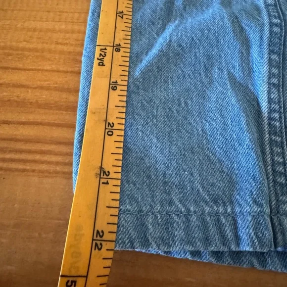 Madewell, Light Wash Denim, Pull-On, Wide Leg Pant, Cropped, Women's, Small - Picture 9 of 11